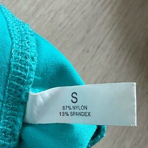 Turquoise/ Teal. NVGTN pants.